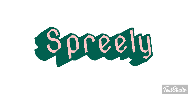 Spreely Text effect