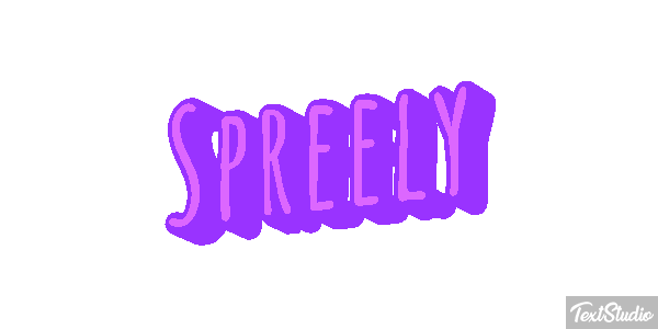 Spreely Text effect