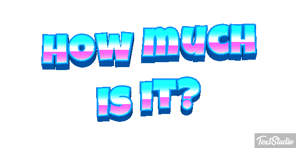 How Much Is It? Text effect