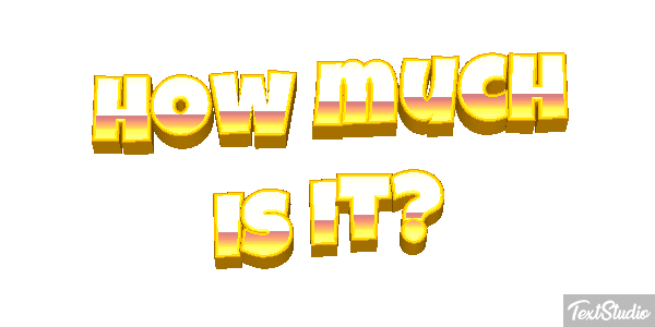 How Much Is It? Text effect