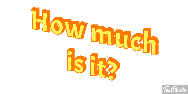 How Much Is It? Text effect