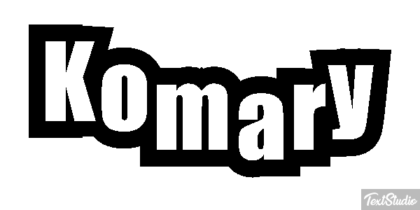 Komary Efekt tekstowy