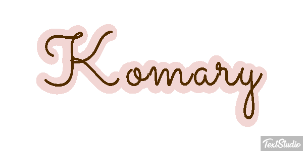 Komary Efekt tekstowy