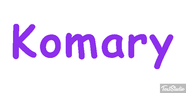 Komary Efekt tekstowy