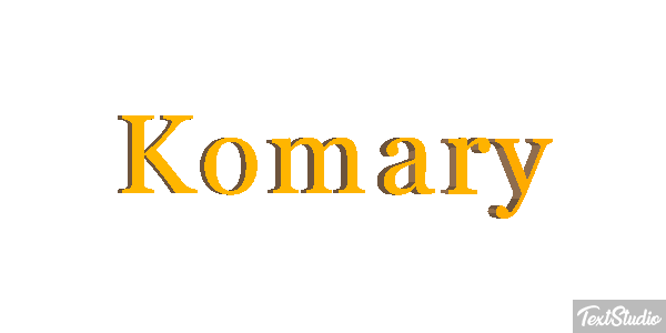 Komary Efekt tekstowy