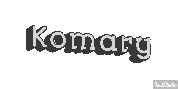 Komary Efekt tekstowy