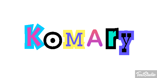 Komary Efekt tekstowy