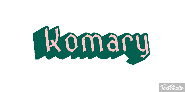Komary Efekt tekstowy