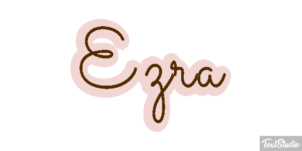 Ezra Text effect