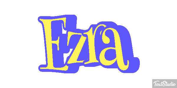 Ezra Text effect