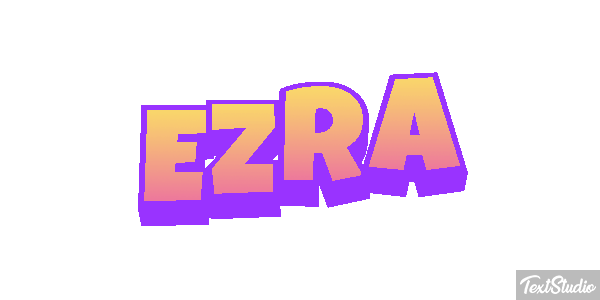 Ezra Text effect