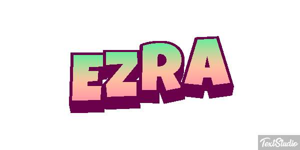 Ezra Text effect