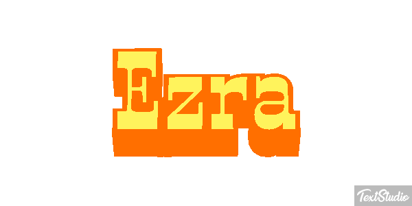 Ezra Text effect