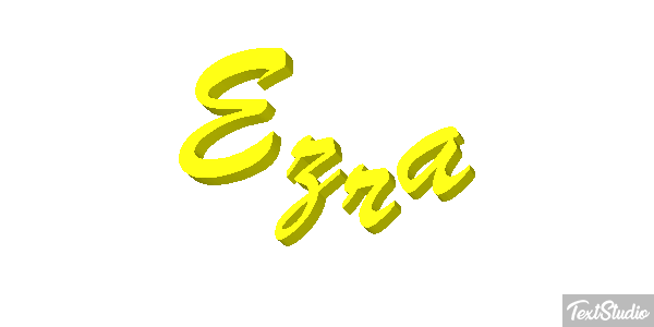 Ezra Text effect