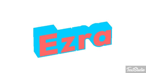 Ezra Text effect