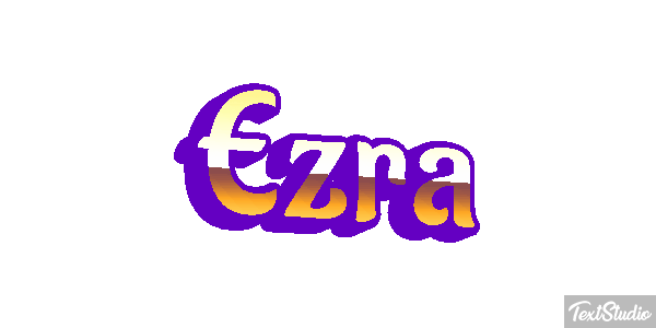 Ezra Text effect
