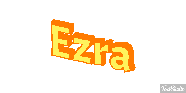 Ezra Text effect
