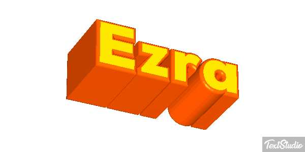 Ezra Text effect