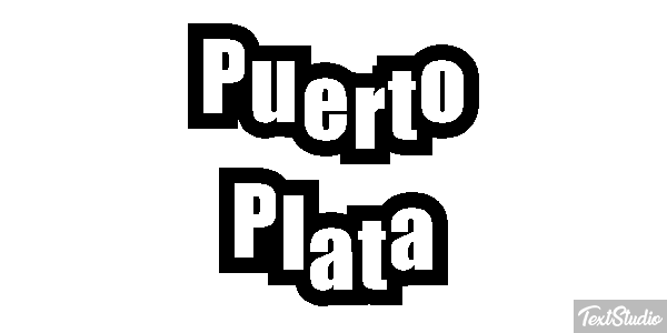 Puerto Plata Efekt tekstowy