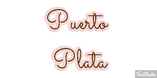 Puerto Plata Efekt tekstowy