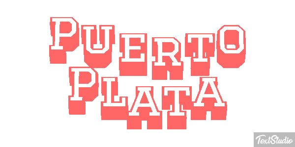 Puerto Plata Efekt tekstowy