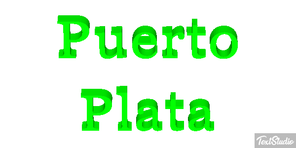 Puerto Plata Efekt tekstowy