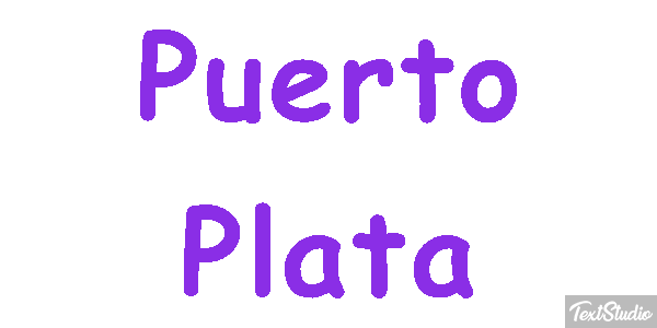 Puerto Plata Efekt tekstowy