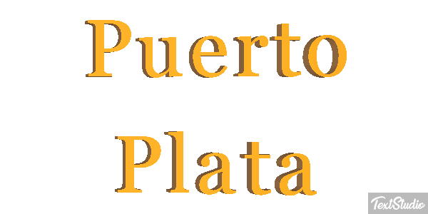 Puerto Plata Efekt tekstowy