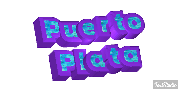 Puerto Plata Efekt tekstowy