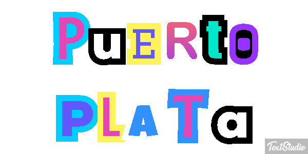 Puerto Plata Efekt tekstowy