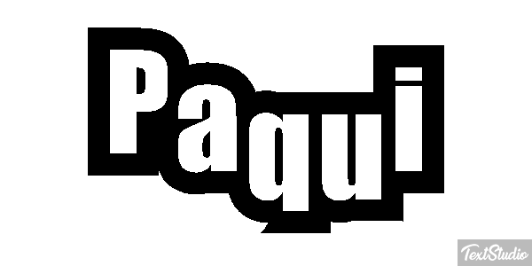 Paqui Efecto de texto