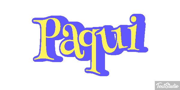 Paqui Efecto de texto