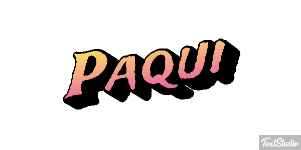 Paqui Efecto de texto