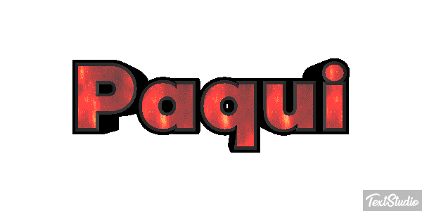 Paqui Efecto de texto