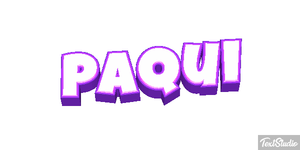Paqui Efecto de texto