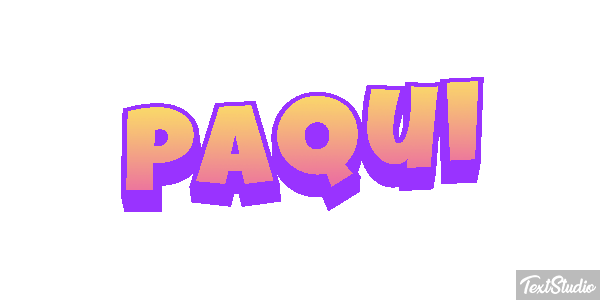 Paqui Efecto de texto