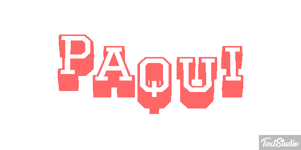 Paqui Efecto de texto