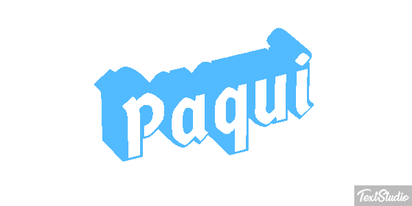 Paqui Efecto de texto