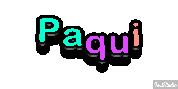 Paqui Efecto de texto