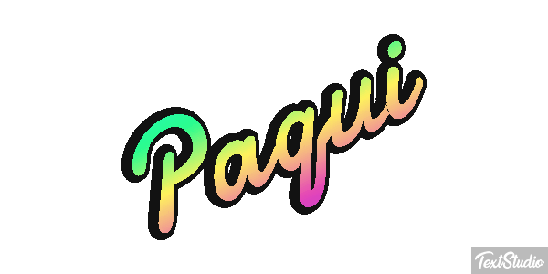 Paqui Efecto de texto