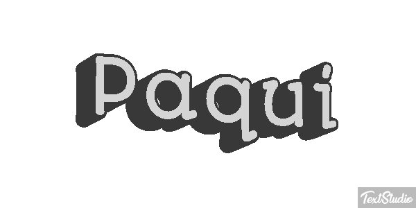 Paqui Efecto de texto