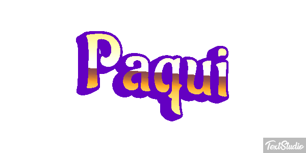 Paqui Efecto de texto