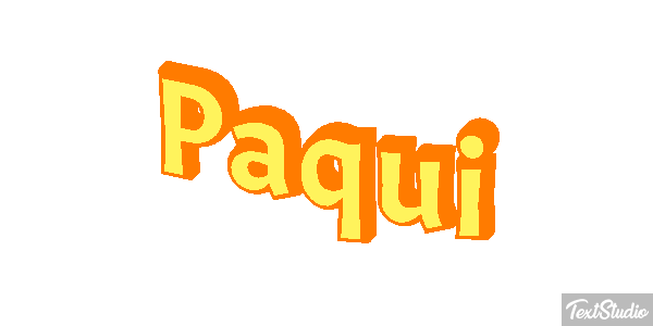 Paqui Efecto de texto