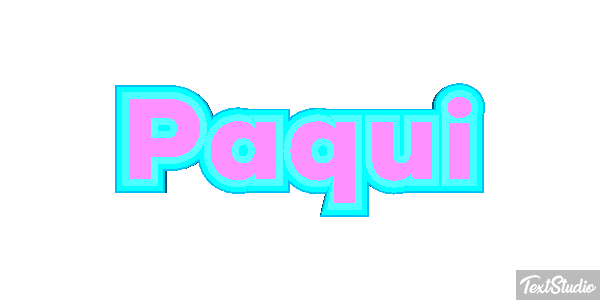 Paqui Efecto de texto