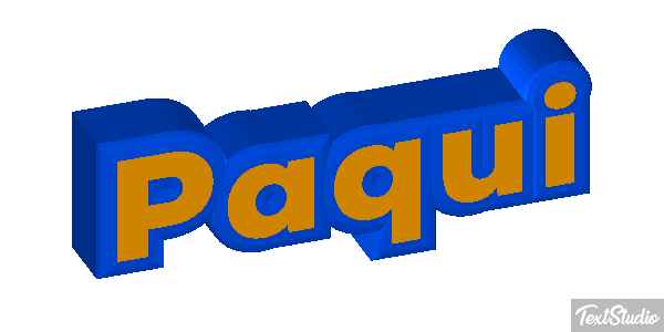 Paqui Efecto de texto