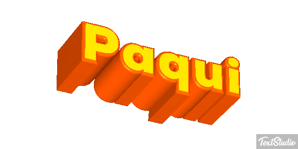 Paqui Efecto de texto