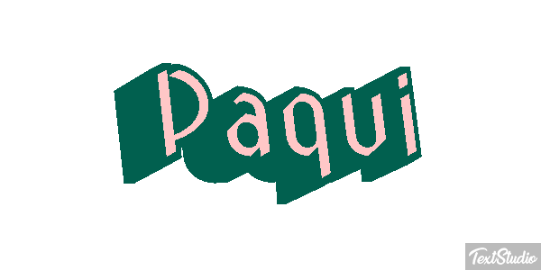 Paqui Efecto de texto