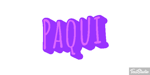 Paqui Efecto de texto