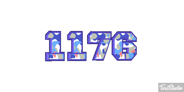 1176 Text effect