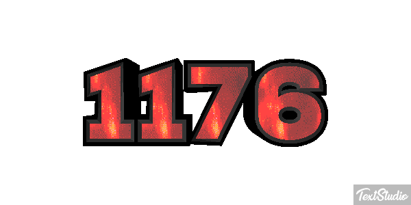 1176 Text effect